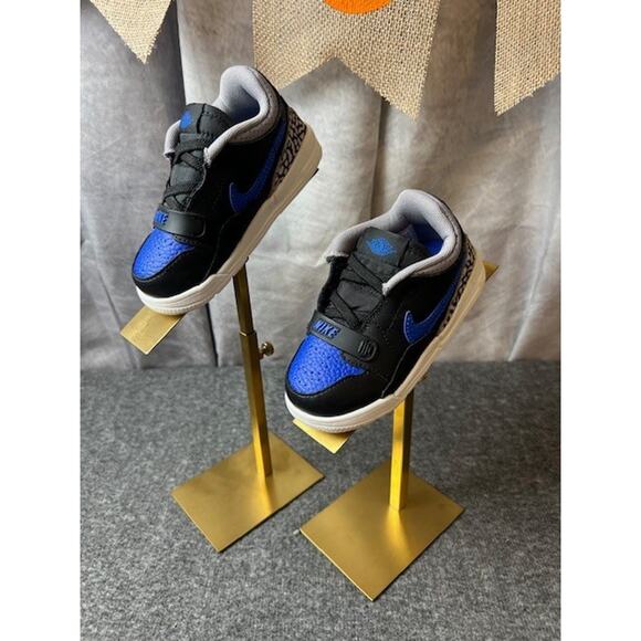 Kid Jordan Legacy 312 Low CD9055 Size 7C Black White Cement Grey Game Royal - Picture 1 of 8